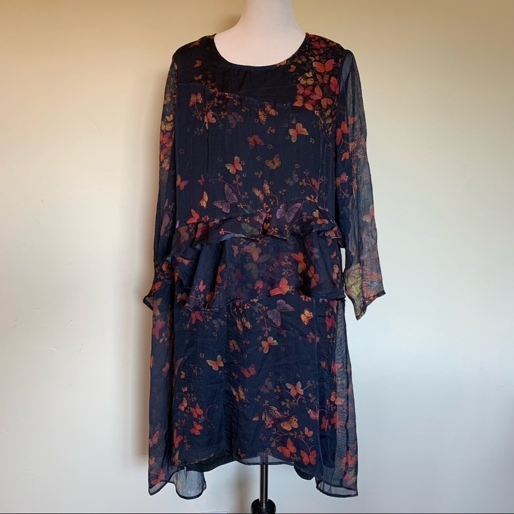 NEW WITH TAGS CHIFFON DRESS